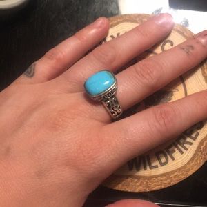 Turquoise sterling ring sz 6